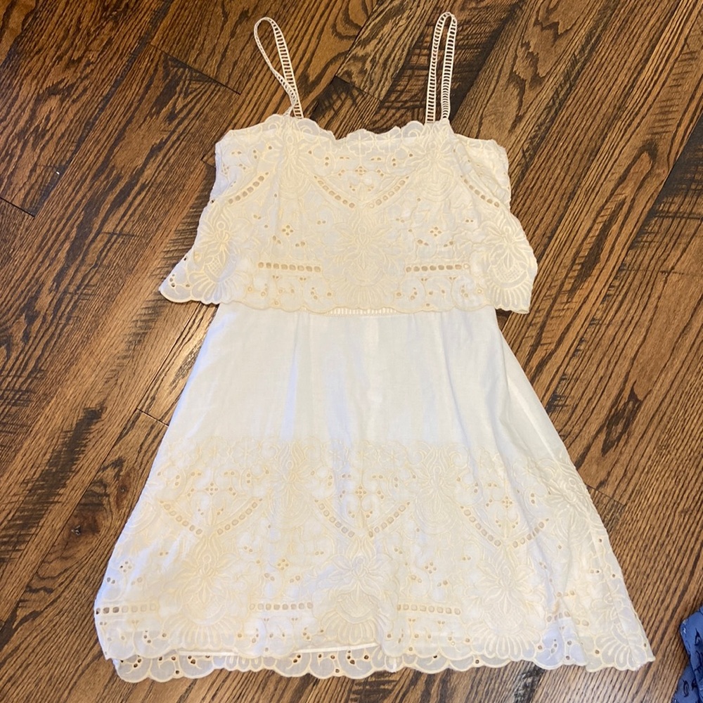 white/cream summer dress